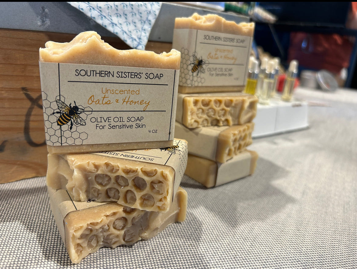 Sensitive Skin Goatmilk All Natural (unscented with Honey & Oats)